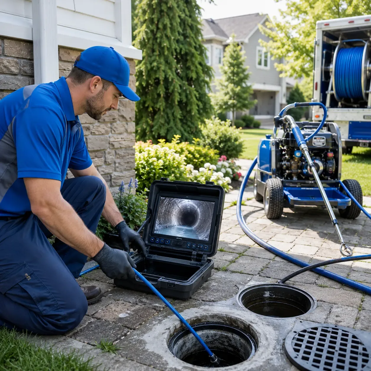 Outdoor drain cleaning professionals serving Centerville, PA